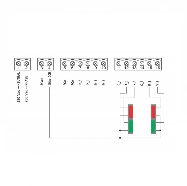 Gibidi TL100 sturing voor rood-groen licht - schema